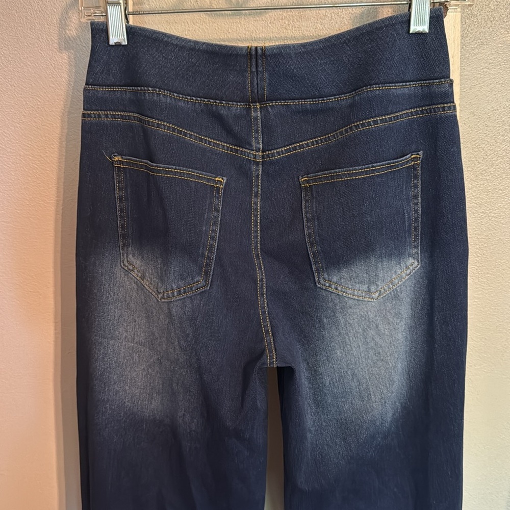 NWT HALARA Flex Baggy Wide Leg Stretch Jeans - Picture 5 of 9
